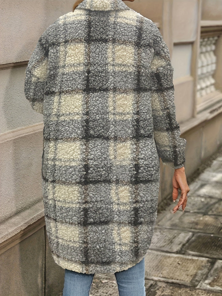 Gaby | Plaid Sherpa Warmth