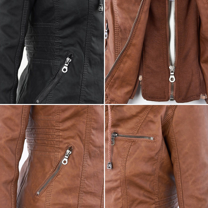 Olivia | Eco Faux Leather Jacket