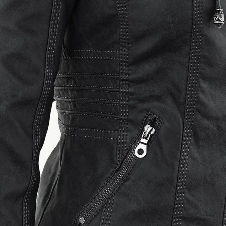 Olivia | Eco Faux Leather Jacket