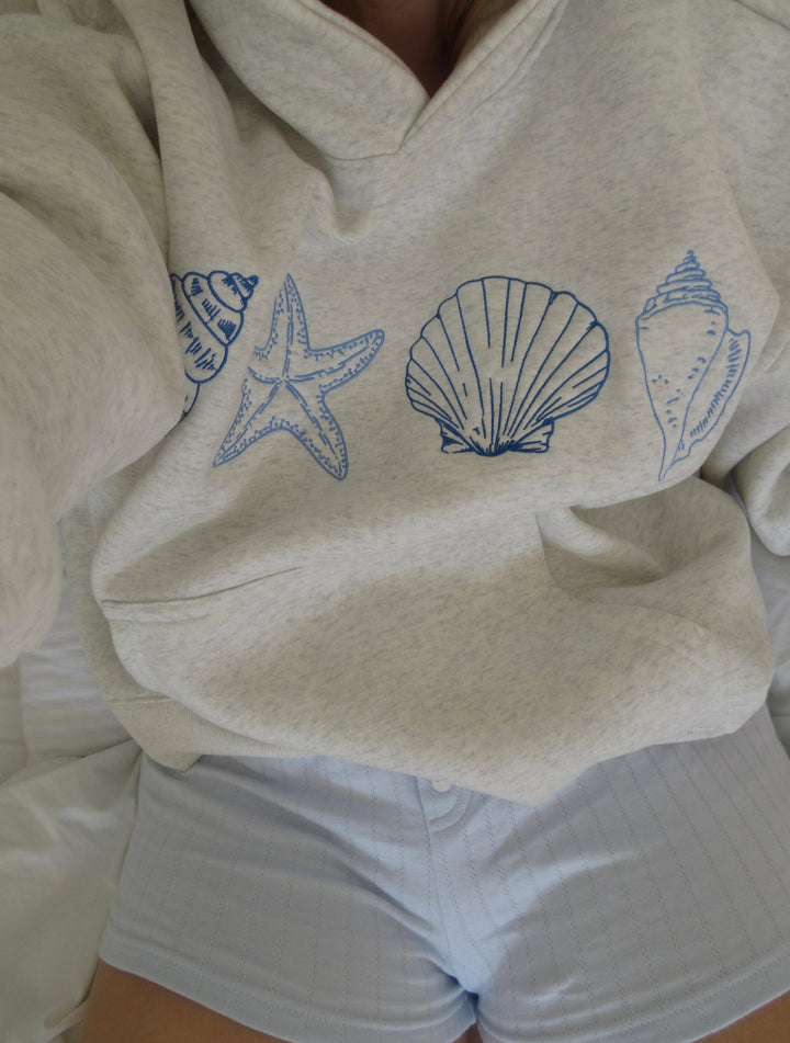 Lily | Unisex Sweatshirt with Shells