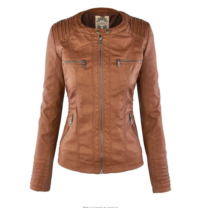 Olivia | Eco Faux Leather Jacket