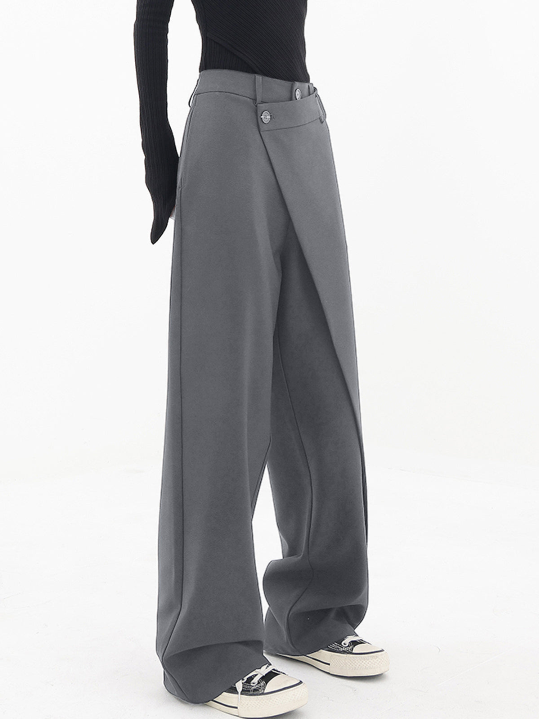 Charlotte™ | Asymmetrical Baggy Pants