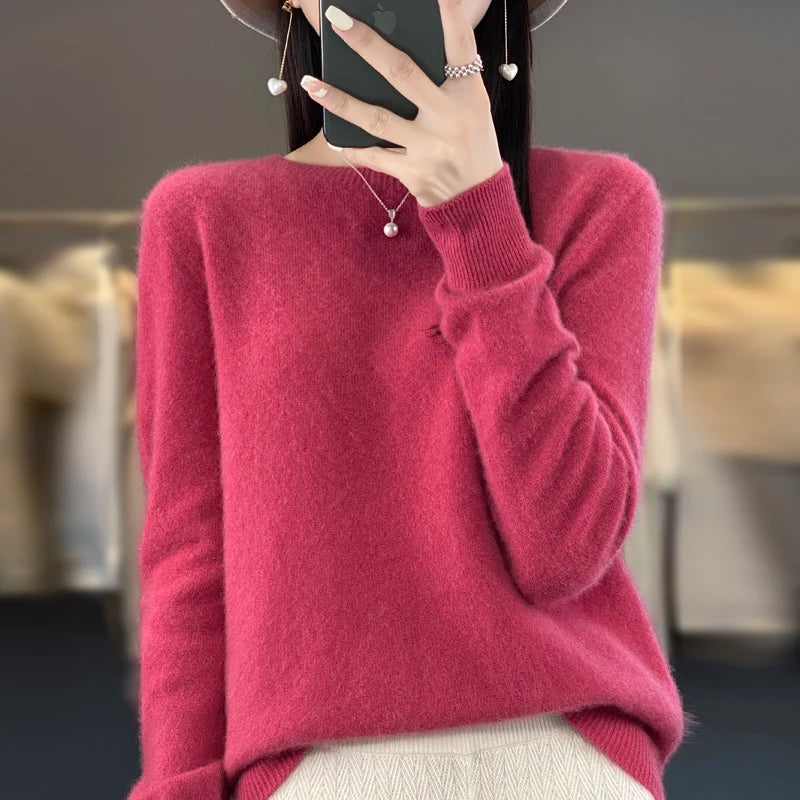 Michelle™ | Warm Merino Wool Sweater