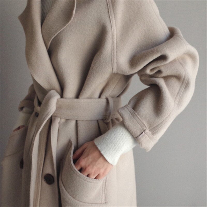 Lora | Elegant Wool Coat