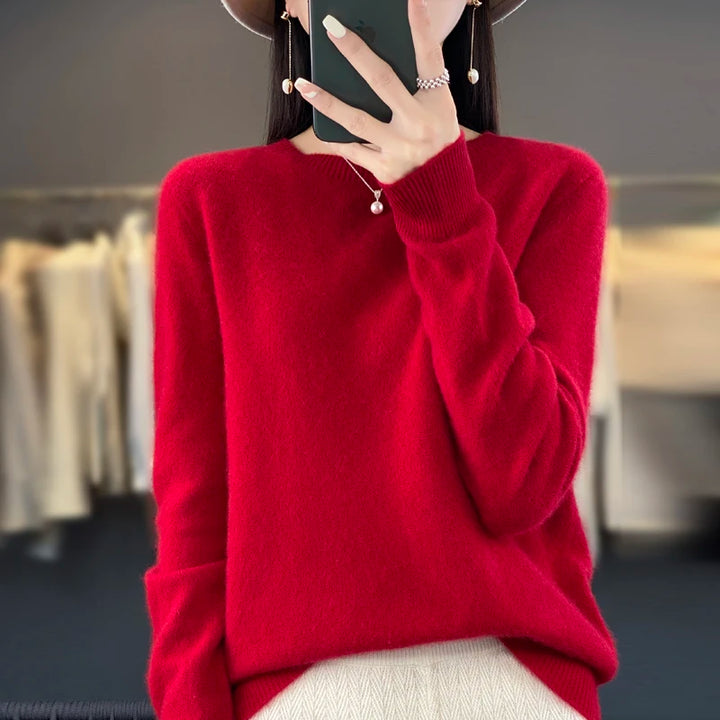 Michelle™ | Warm Merino Wool Sweater