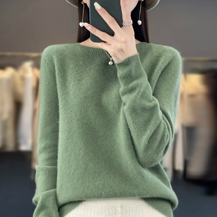 Michelle™ | Warm Merino Wool Sweater