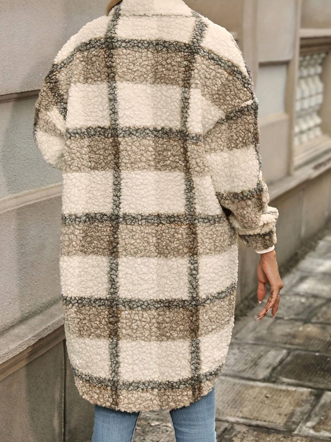 Gaby | Plaid Sherpa Warmth