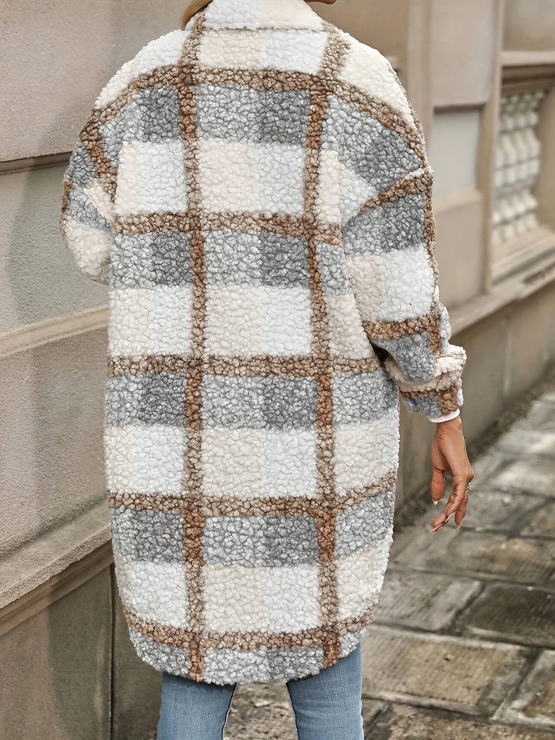 Gaby | Plaid Sherpa Warmth