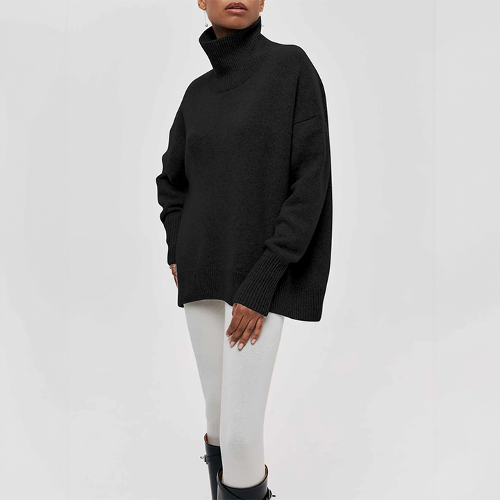 Olivia | Turtleneck Knit Sweater