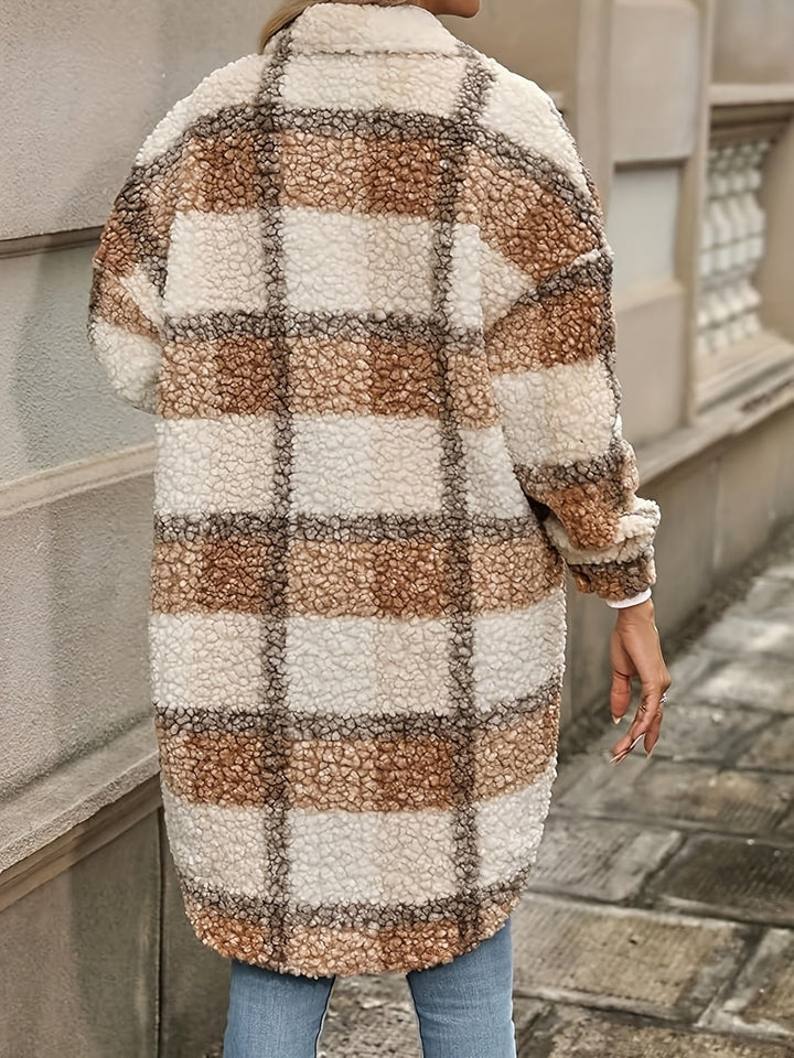 Gaby | Plaid Sherpa Warmth